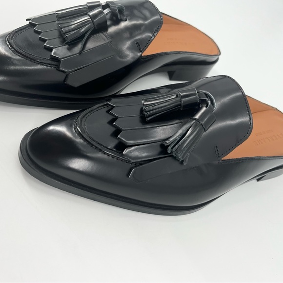 EVERLANE The Modern Tassel Loafer Mule in Black Italian Leather Slip On 8.5 NEW - Picture 10 of 15